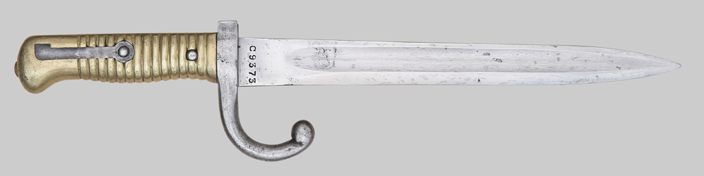 Image of the Argentine M1891/31 Engineer's Carbine bayonet.