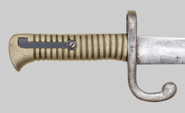 Image of Brazil Comblain Cadet Yataghan bayonet.