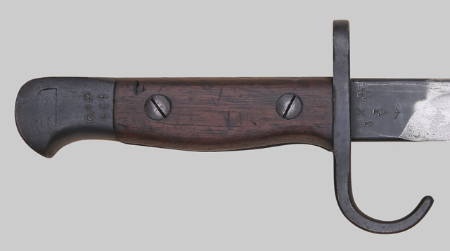 Image of British Pattern 1907 Hooked Quillon bayonet.