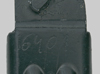 Thumbnail image of Bulgarian black AKM Type II knife bayonet.