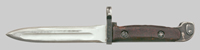 Thumbnail image of Cuban-modified North Korean Type 86 knife bayonet.