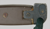 Thumbnail image of Egyptian brown AKM Type II Transitional knife bayonet.