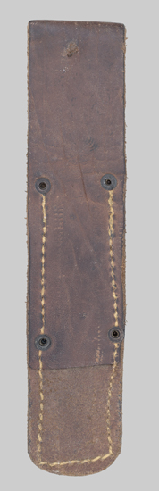 Image of a Greek No. 4 leather belt frog.