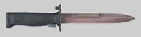 Thumbnail image of Haitian M5 knife bayonet.