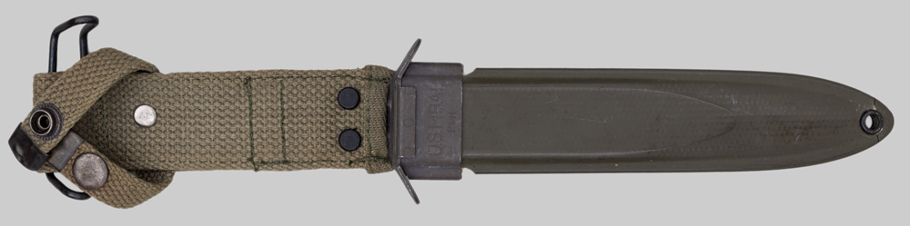 Image of Haitian-Marked U.S. M5A1 bayonet.