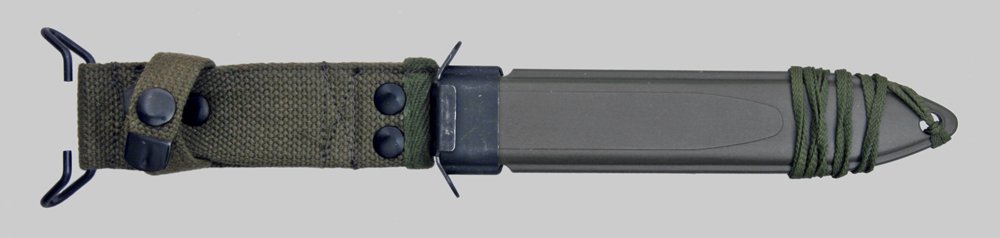 Image of overall view of Norwegian AG3 Type 2 bayonet.