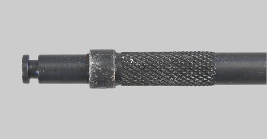 Image of Peruvian Ingram M6 Military Model submachine gun bayonet.