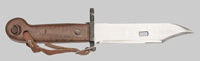 Thumbnail image of Polish 6H3 (AKM Type I) bayonet