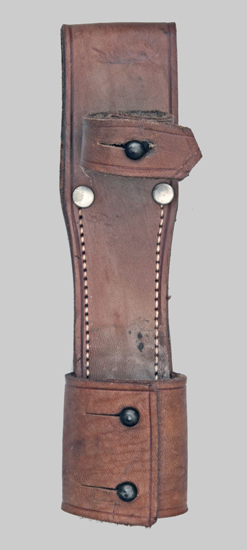 Image of Romanian leather AKM belt frog