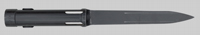 Thumbnail image of South African R1 bayonet with nylon scabbard.