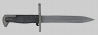 Thumbnail image of South Korean M5 knife bayonet.