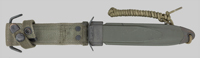 Thumbnail image of South Korean K-M7 knife bayonet.