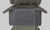 Thumbnail image of the South Korean K-M5 knife bayonet.