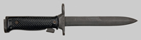 Thumbnail image of South Korean conversion of U.S. M6 bayonet for U.S. M1 Carbine.