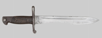 Thumbnail image of Spanish M1941 knife bayonet.