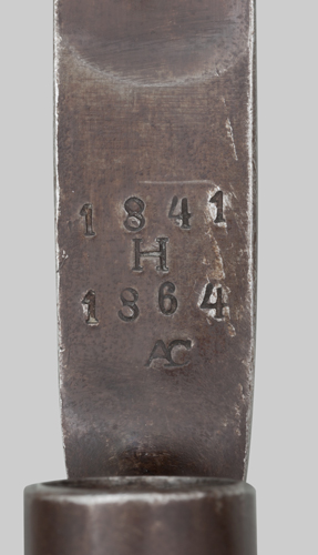 Image of Swedish m/1860 Wrede socket bayonet.