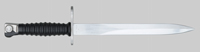 Thumbnail image of the Swiss M1957 knife bayonet marked W.