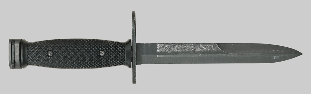 Image of unit-marked U.S. M7 bayonet.