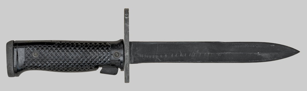 Image of 1962 Columbus Milpar & Manufacturing Co. M6 bayonet taken from sealed packaging.