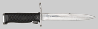 Thumbnail image of M6 honor guard bayonet with fascimile blade.