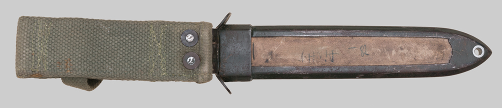 Image of Viet Cong copy of U.S. M8A1 scabbard.