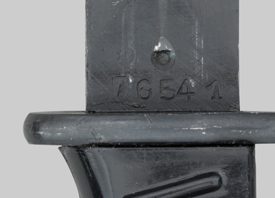 Image of Yugoslavian M1956 sub machinegun bayonet.