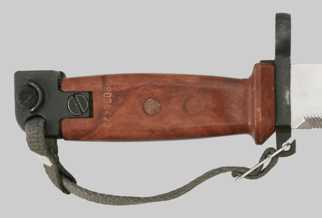 Image of Iraqi AKM Type II bayonet.