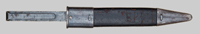 Thumbnail image of mexican remington no 5 short export bayonet.