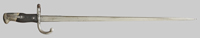 Thumbnail image of Fox Studios French M1874 movie prop bayonet.