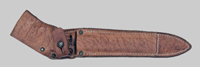 Thumbnail image of Czechoslovakia VZ-58 knife bayonet with lower crossguard extension and extended tang.