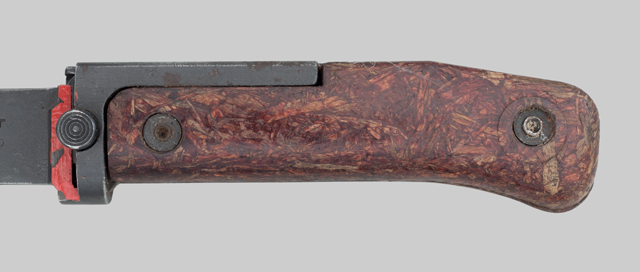 Image of VZ58 cut-away training bayonet.