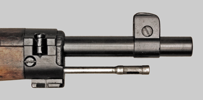 Image of bayonet lug on a Finnish M1939 rifle.