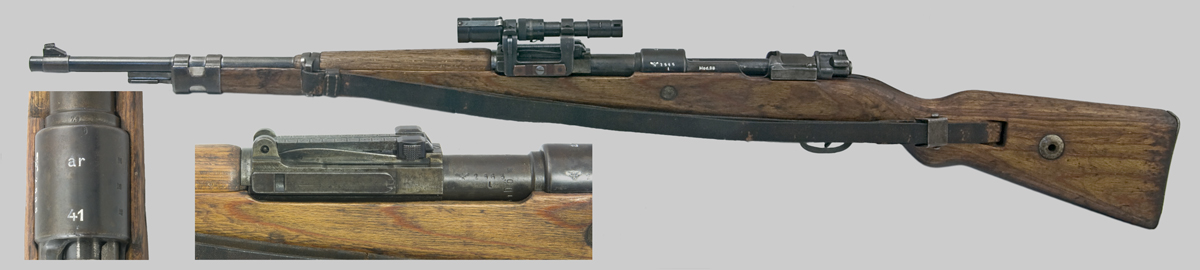 Image of Mauser Kar 98k-Zf 41 Sharpshooter's Rifle.